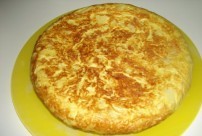 Tortilla de patatas sin huevo